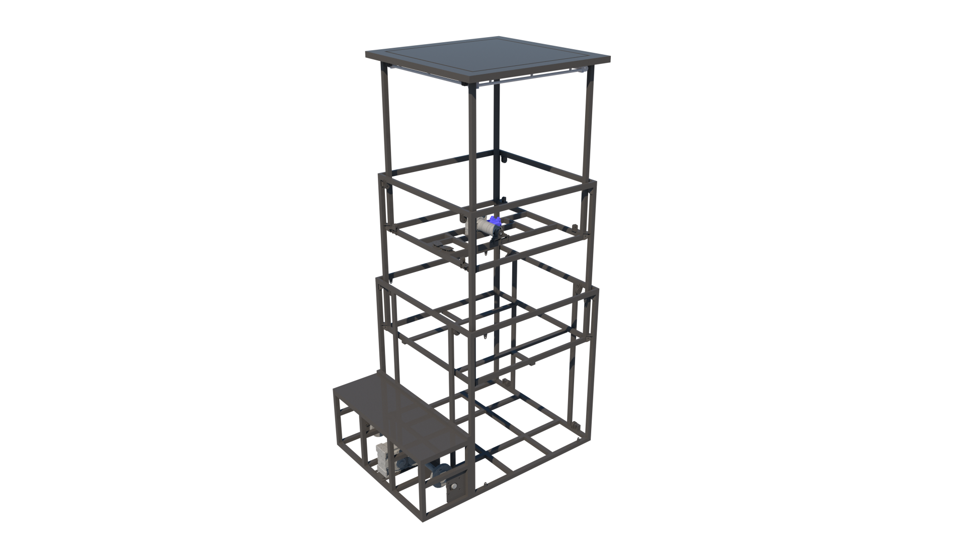 多層鋼索式升降台6x6呎 產品介紹 奎比克動能系統